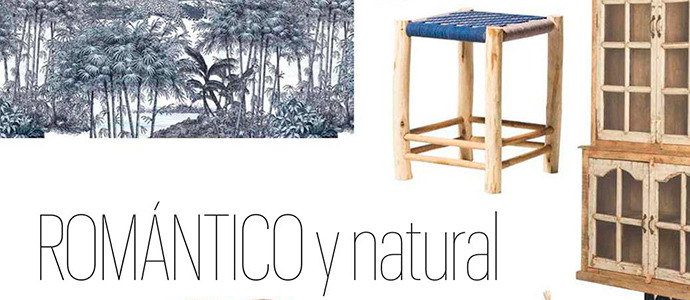 Revista AD: Romántico y natural. Taburete Atwood.